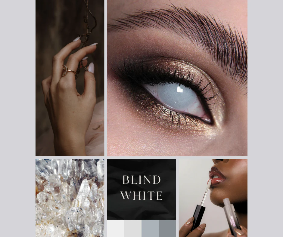Blind White Halloween Contact Lenses - Image 5