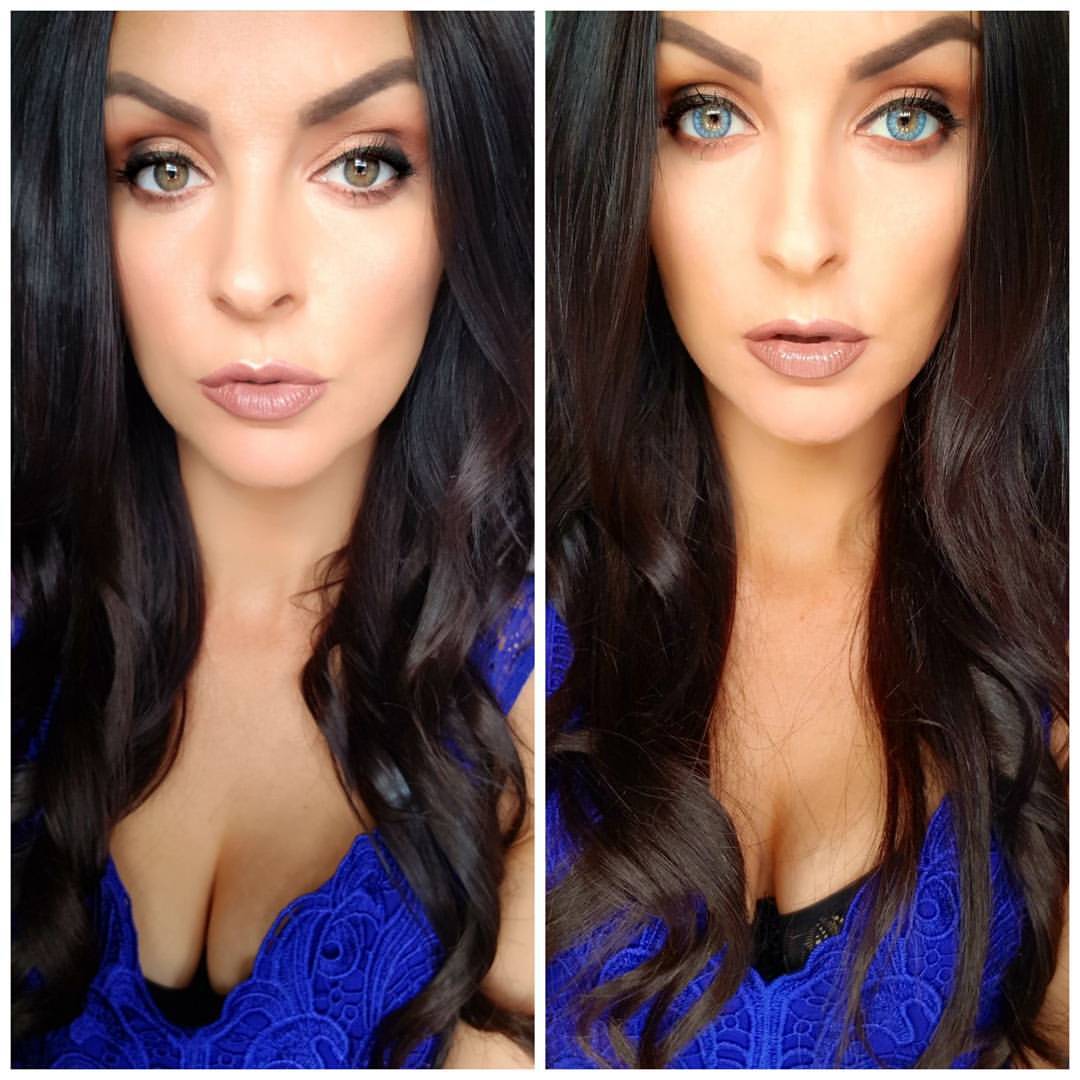 Mayfair Ice Natural Blue Coloured Contact Lenses - Image 13