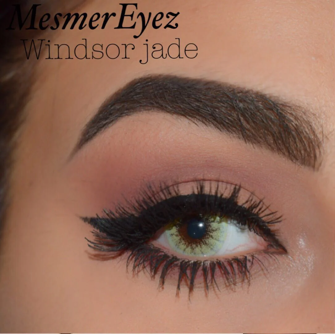 Windsor Jade Natural Green Coloured Contact Lenses - Image 7